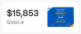 Quoc, JP: $15,853 payout