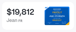 Jean, FR: $19,812 payout
